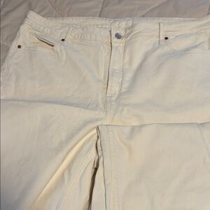 Women's Cream Jeans Old Navy Wide leg